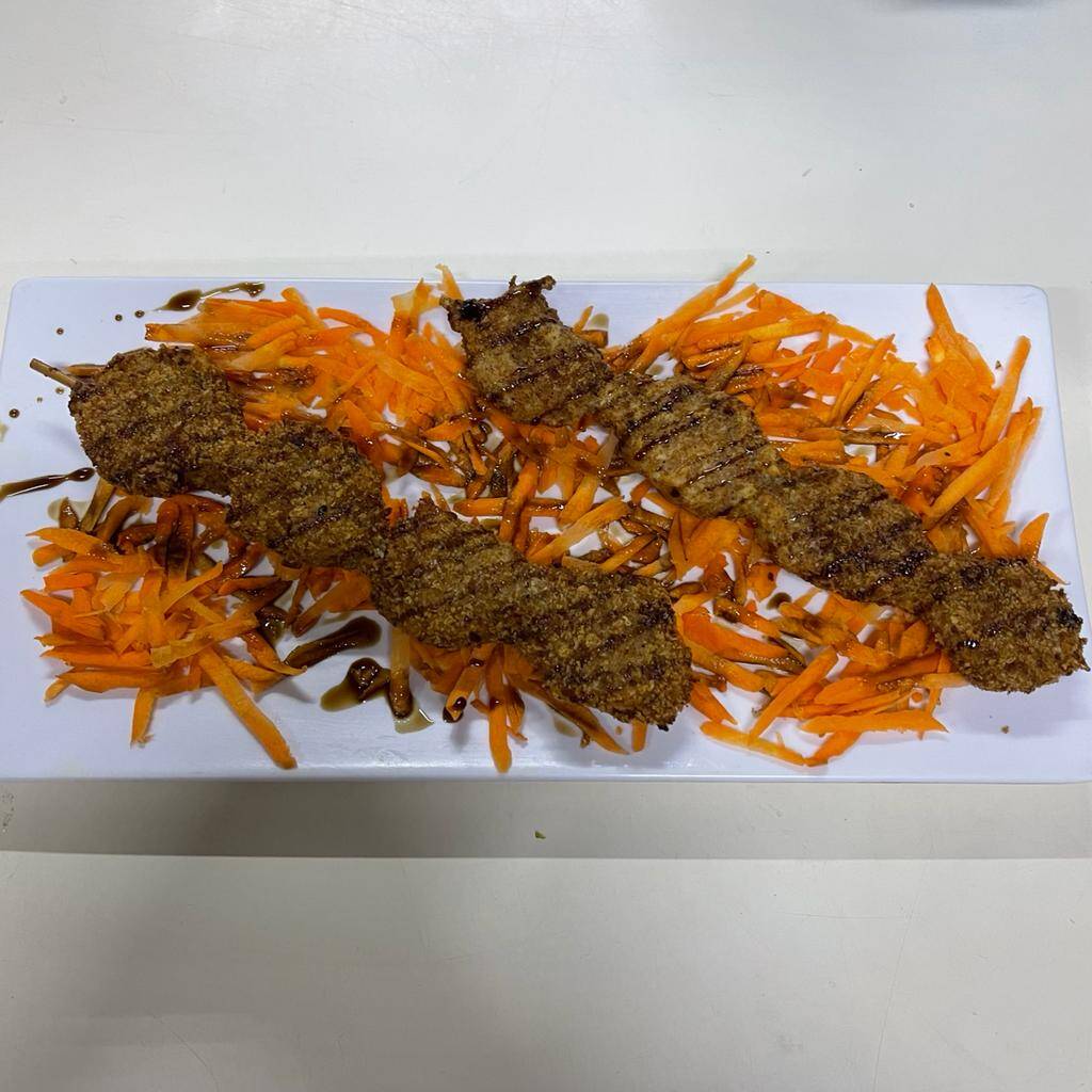 Brochetas de Camaron