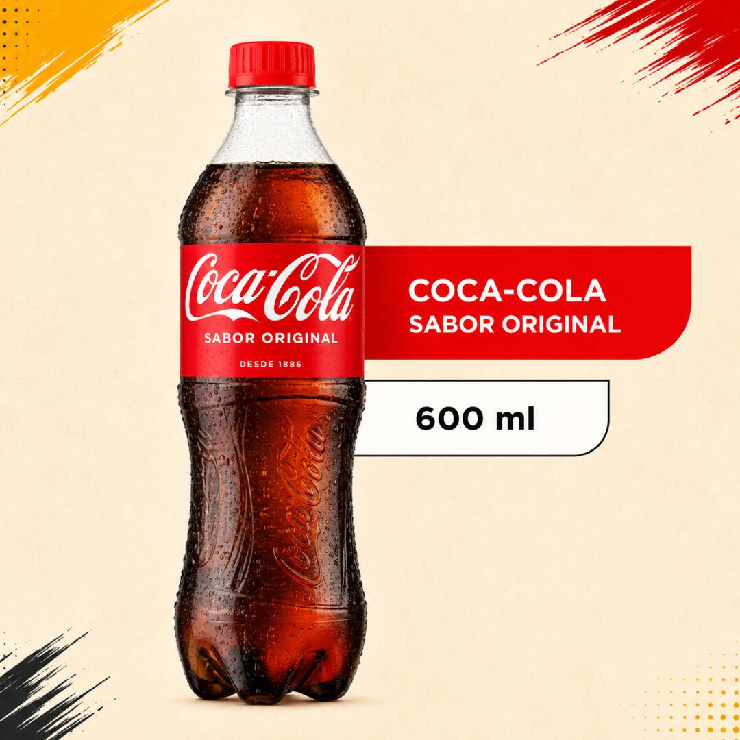 Refresco COCA de 600 Ml.