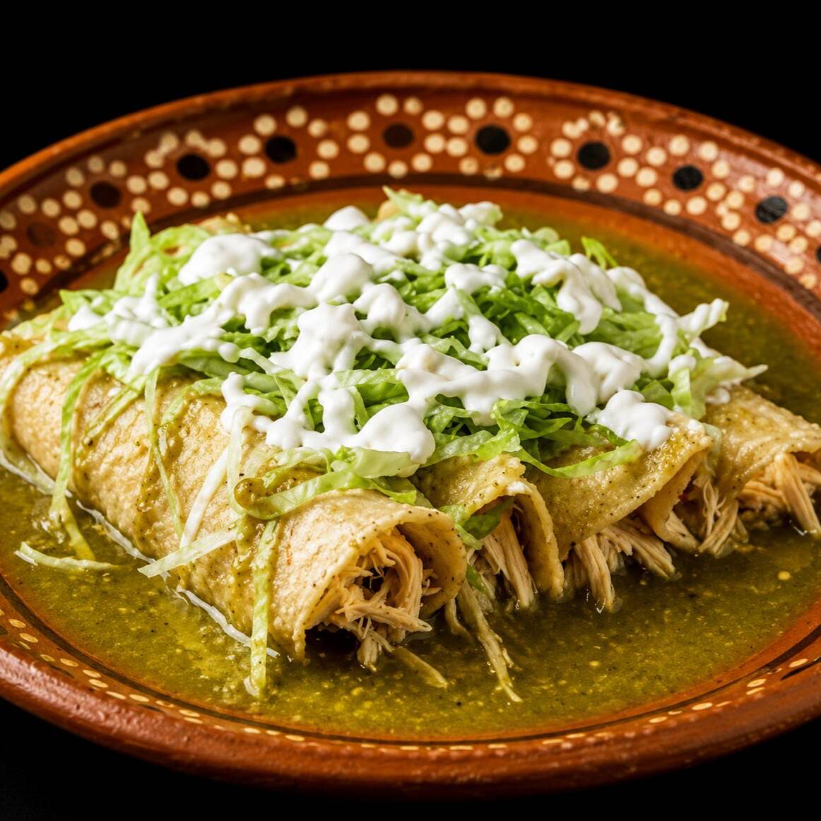 ENCHILADAS VERDES (4 PZAS)