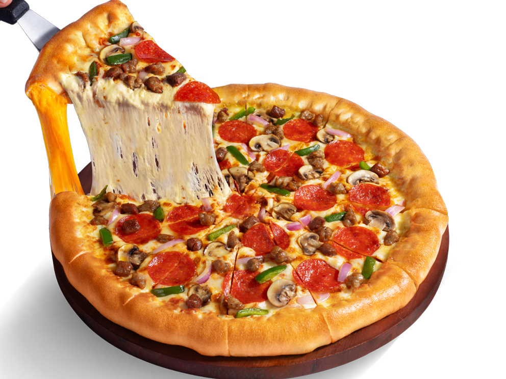 Pizza Hut Cheese Cheddar Familiar