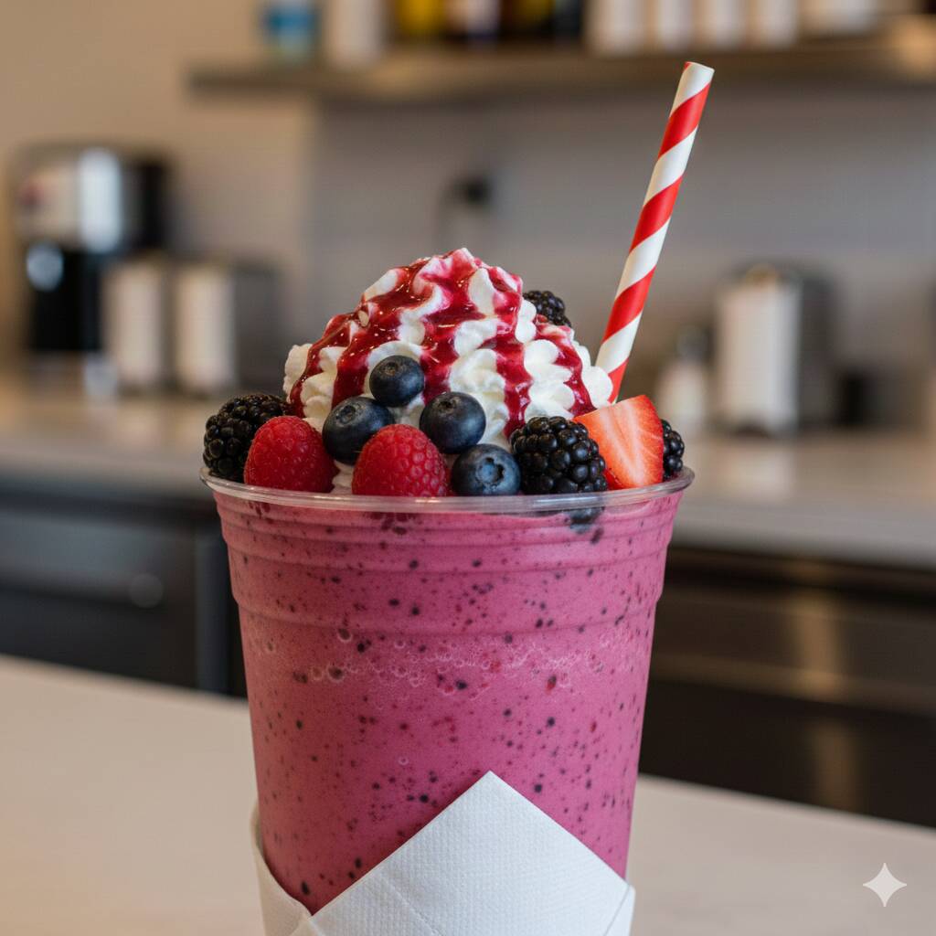 Smoothie de frutos rojos