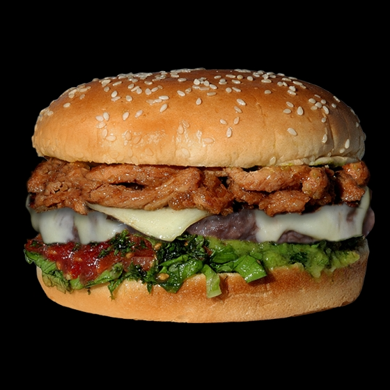 BURGER PREPARADA CON PAPAS