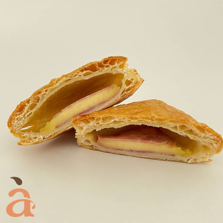 Pastel jamón y queso