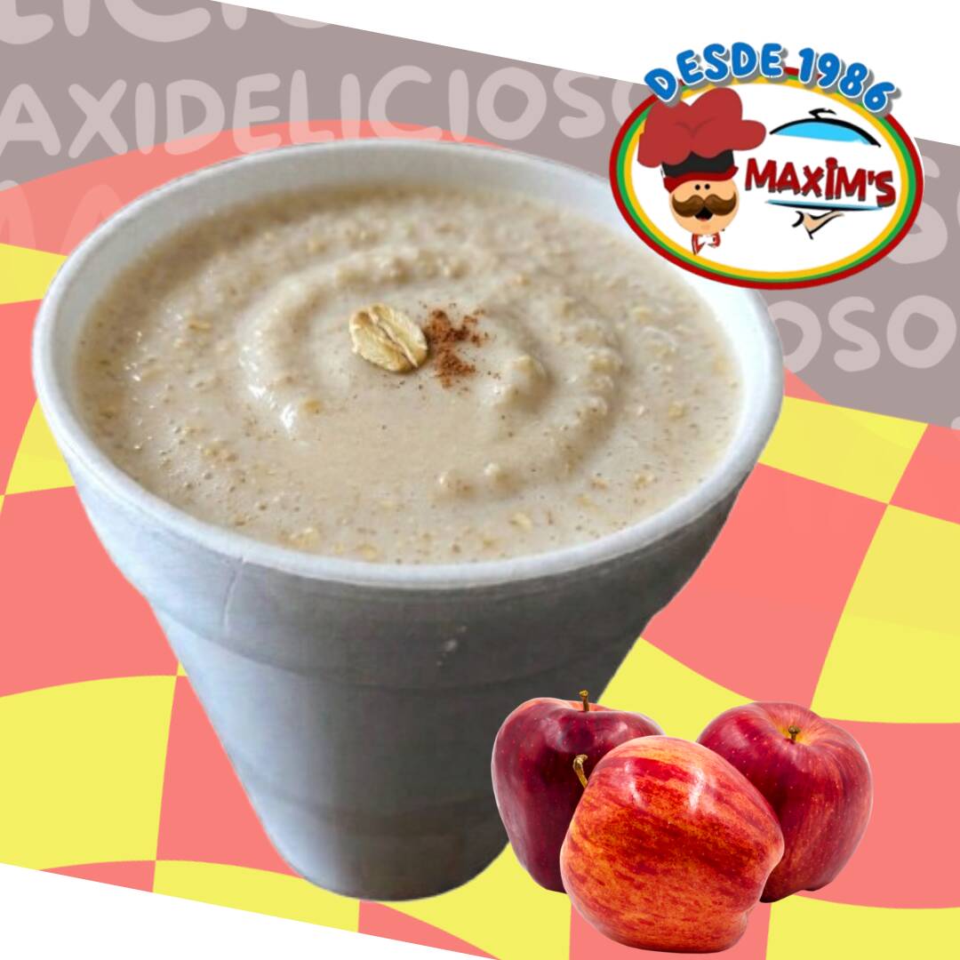 LICUADO DE MANZANA CON AVENA