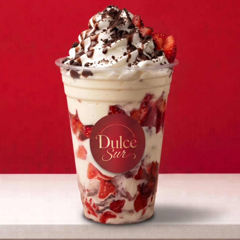 Fresas con crema