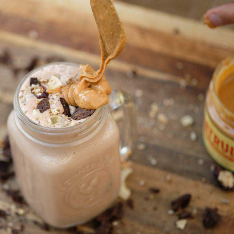 Crema de mani + Plátano
