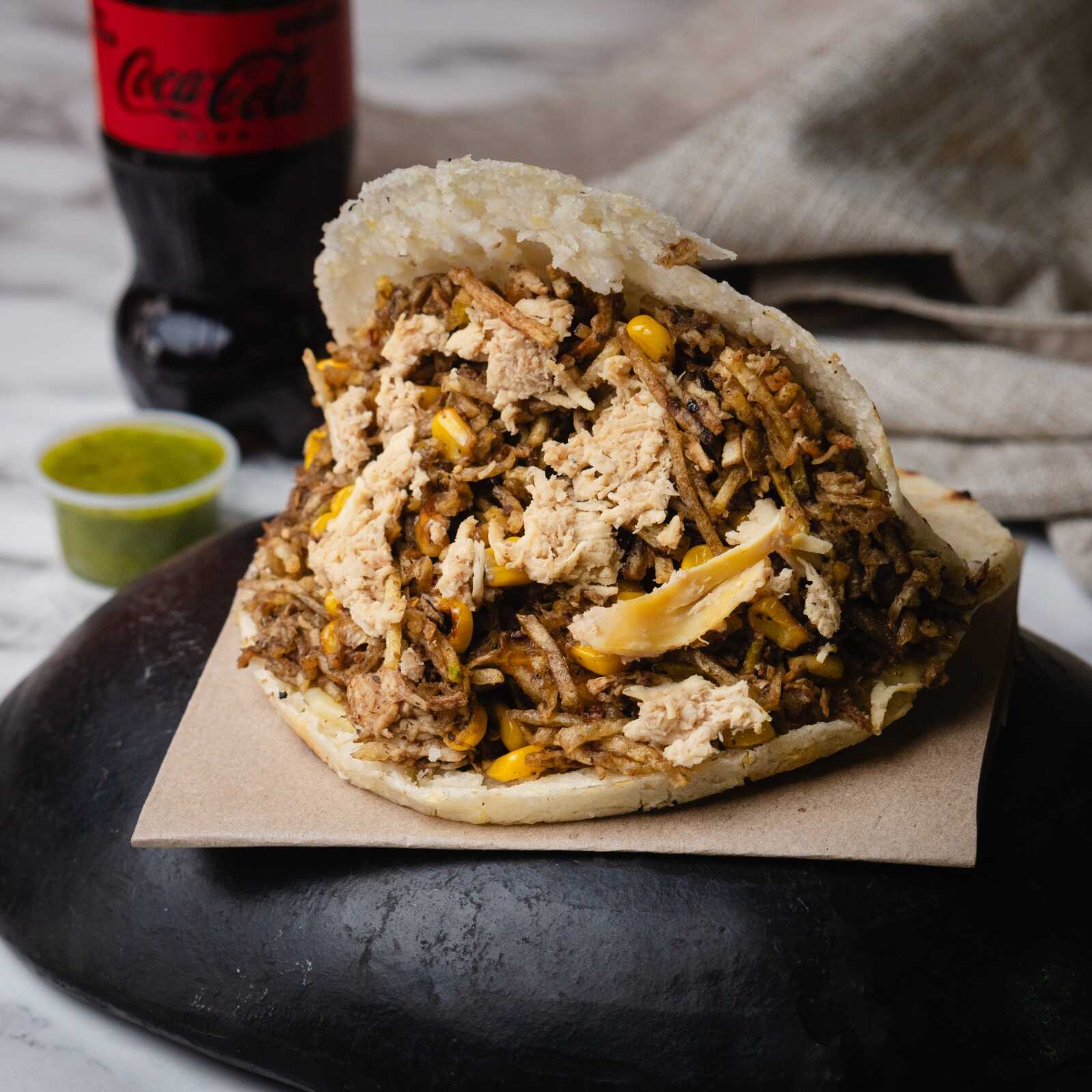 Combo Arepa Mazorcada de Pollo
