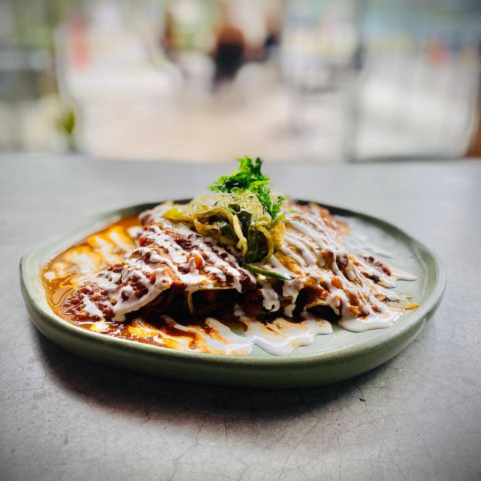 Enchiladas a la granja