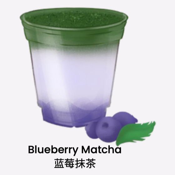Blueberry Matcha
