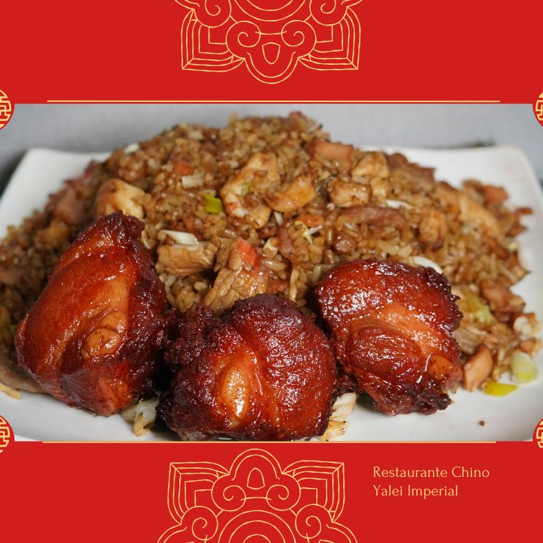 Arroz Chino Personal y Costilla.