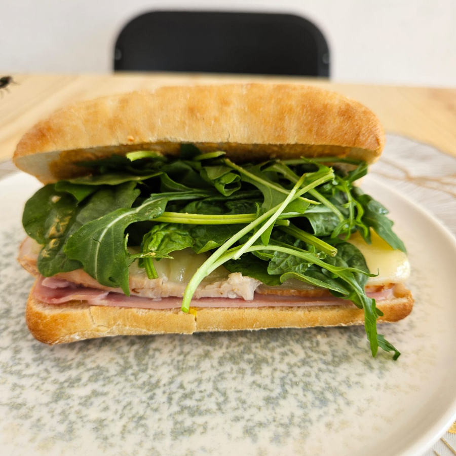 Chapata Fit (pechuga de Pavo y Jamón de Pavo)