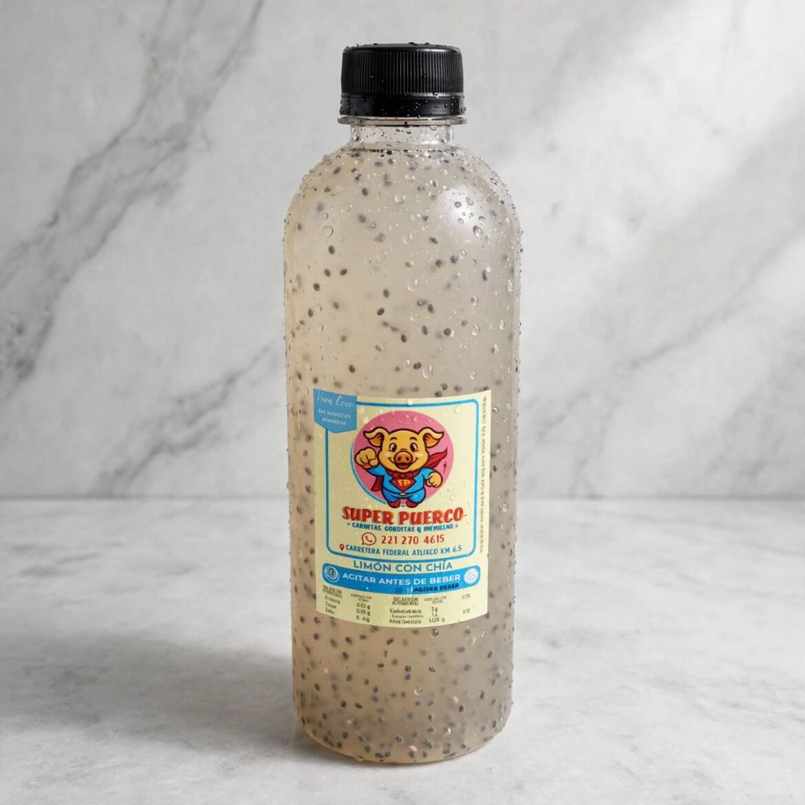 Agua de Limon Chia