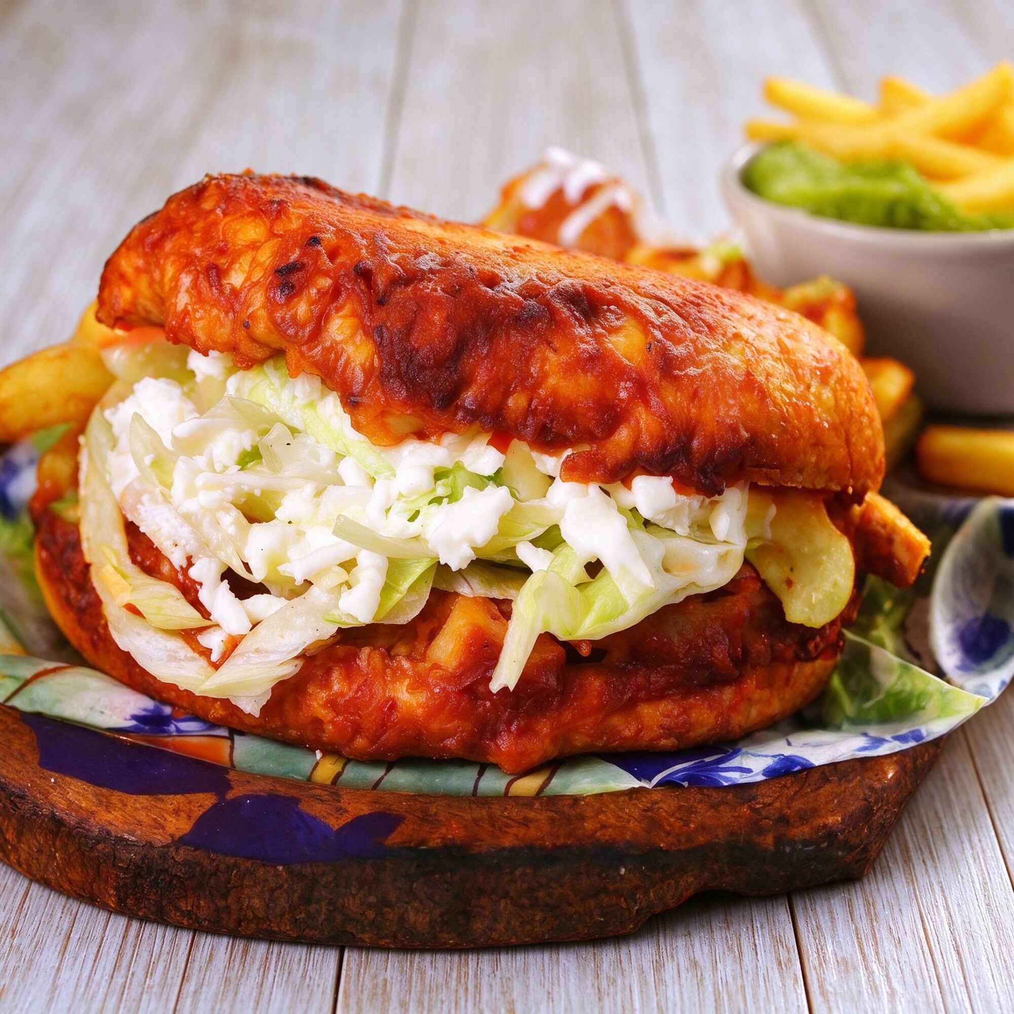 Pambazo de Papas con Longaniza