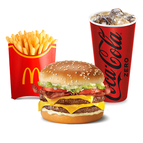 McTrío grande Grand Bacon Deluxe Doble