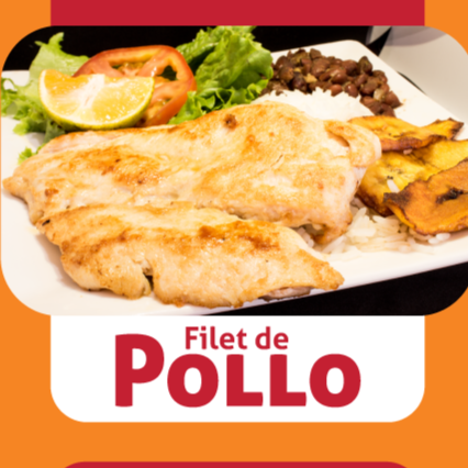 CASADO CON FILET DE POLLO+ Refresco
