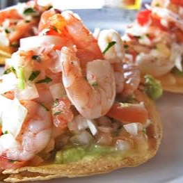 Tostada de Camarón