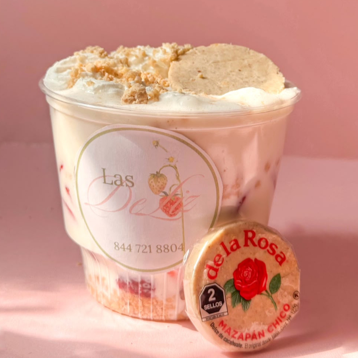 Fresas con Crema y Mazapan