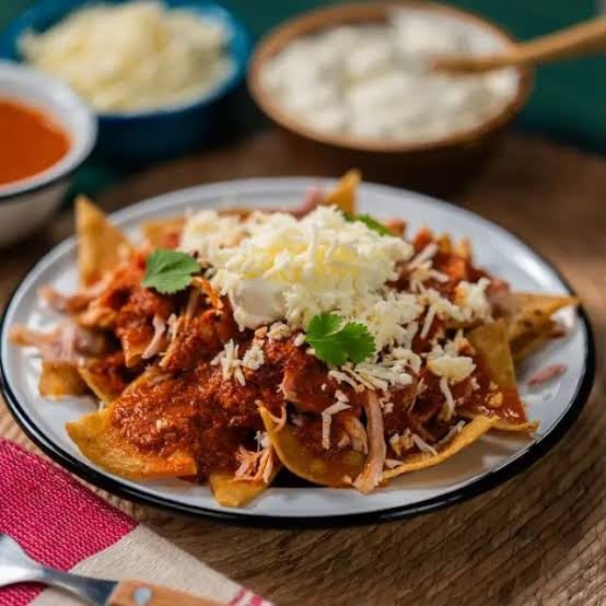 Chilaquiles Rojos Sencillo, Sin Chile