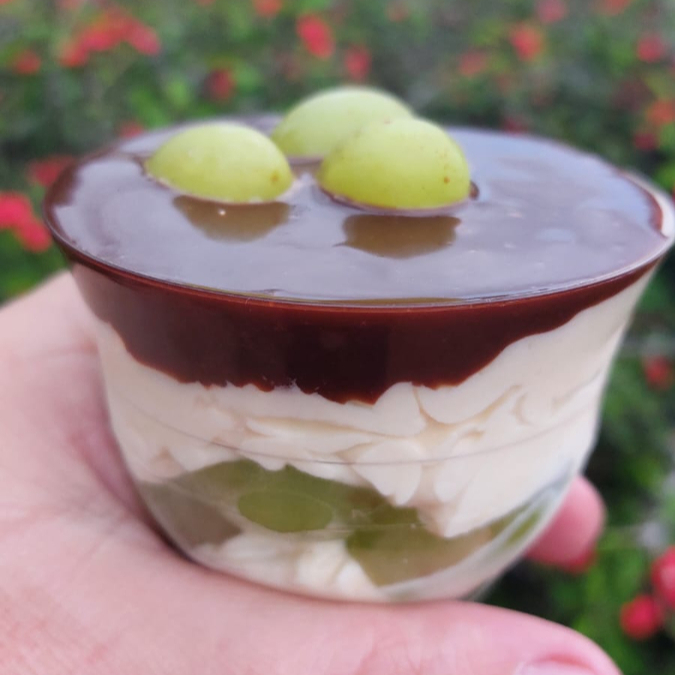 com ganache de chocolate