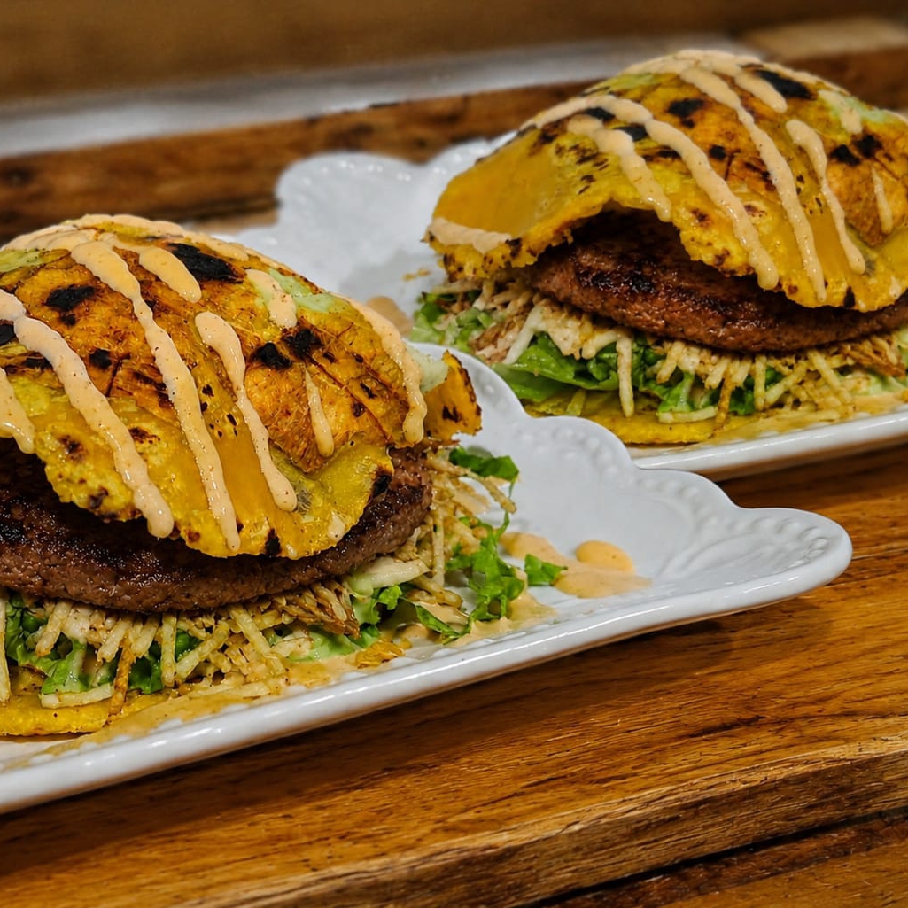 Patacón Burguer Clásico X 2