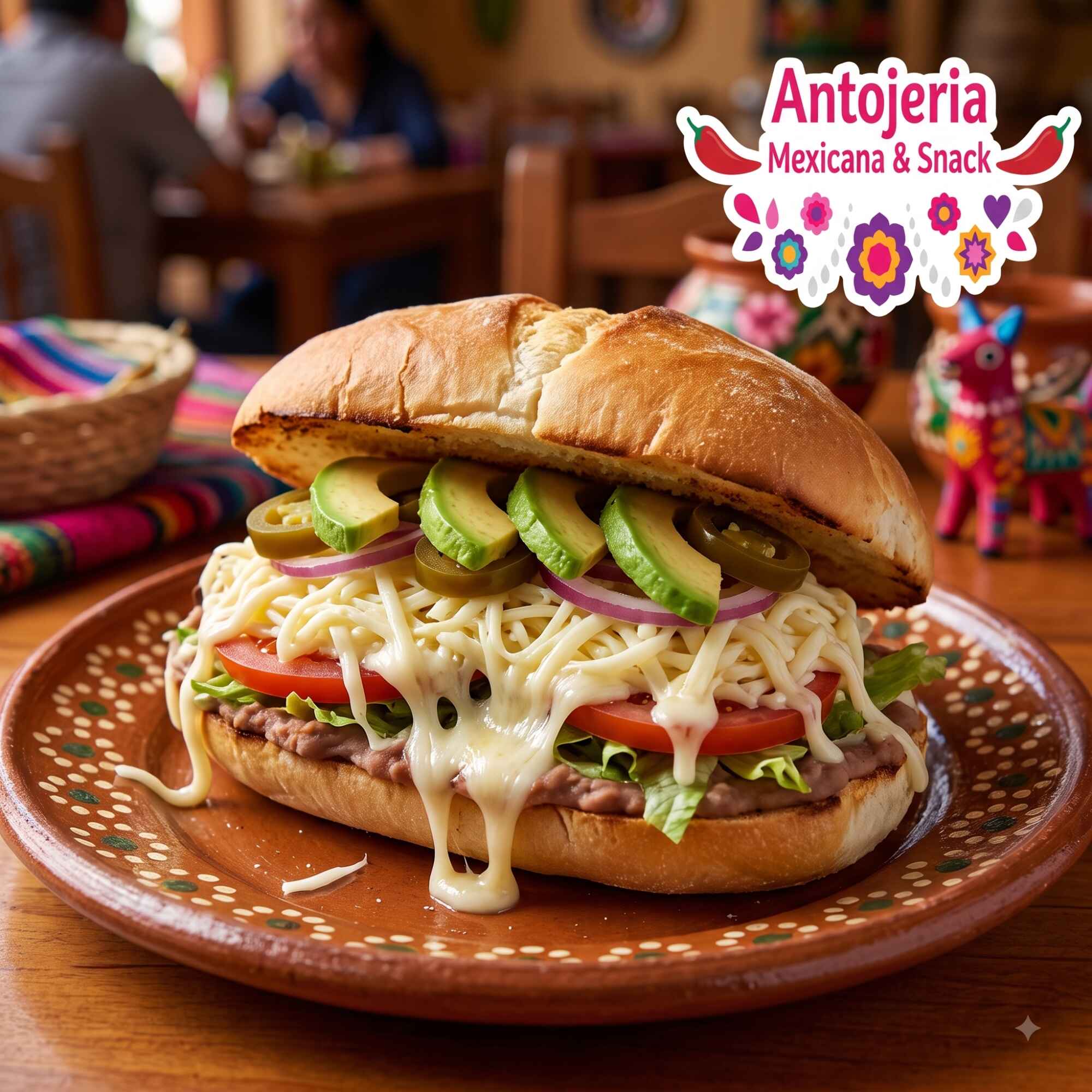 Torta de Queso Oaxaca