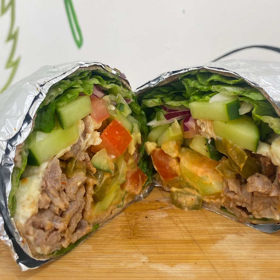 Wrap Steak Cheese