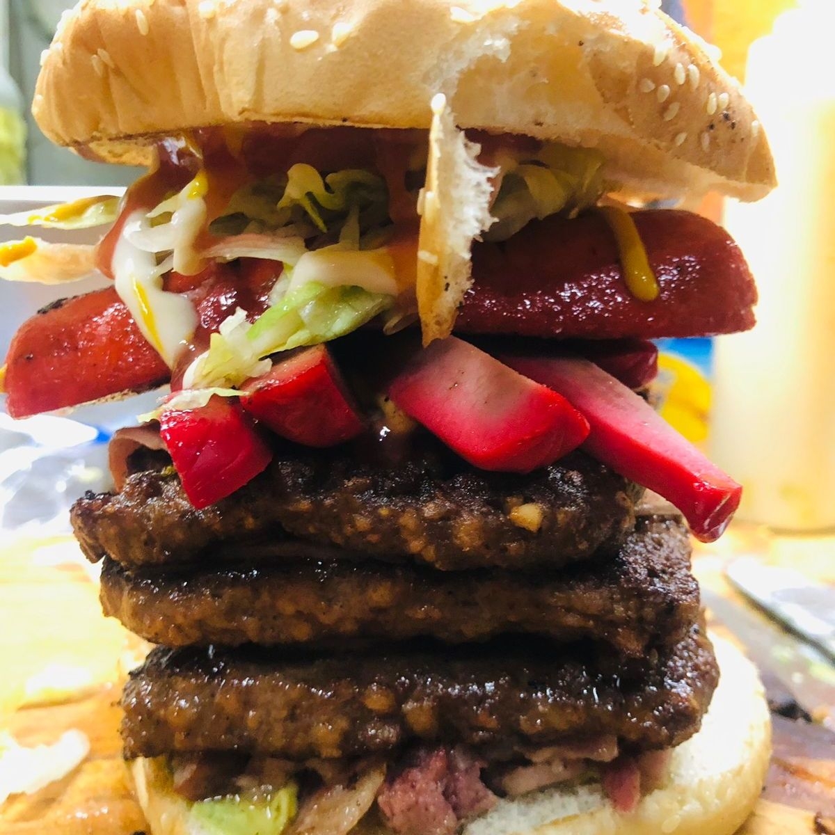 Hamburguesa Triple