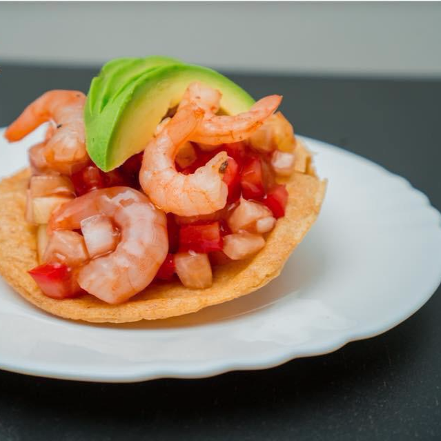 Tostada de Camarón