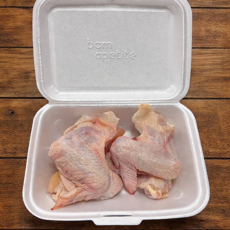 Porção com 500g - Asinha acompanha a Coxinha