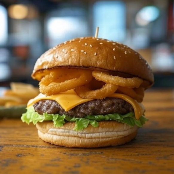 Onion Burger + Papa