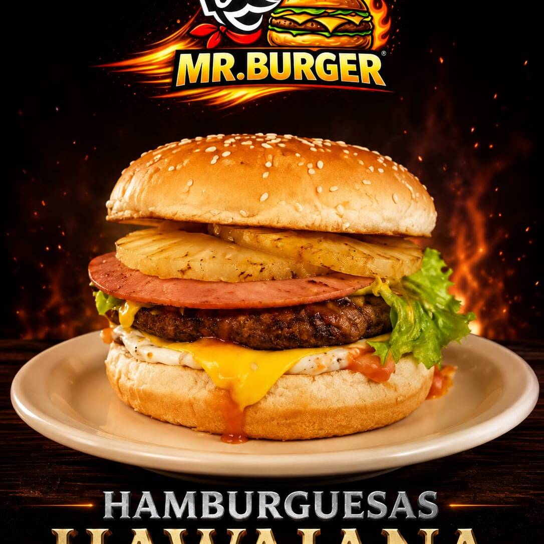 Hamburguesa Hawaiana