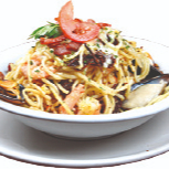 Espagueti Toscana con Camarones y Mejillones