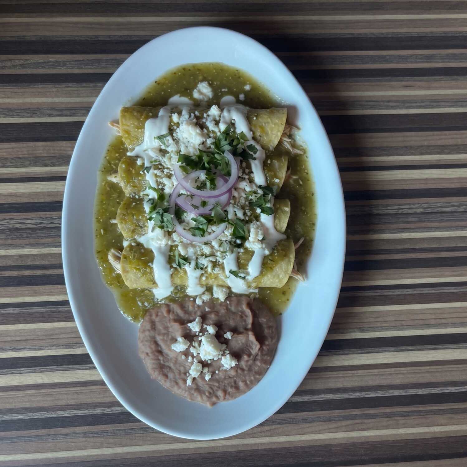 Enchiladas Verdes