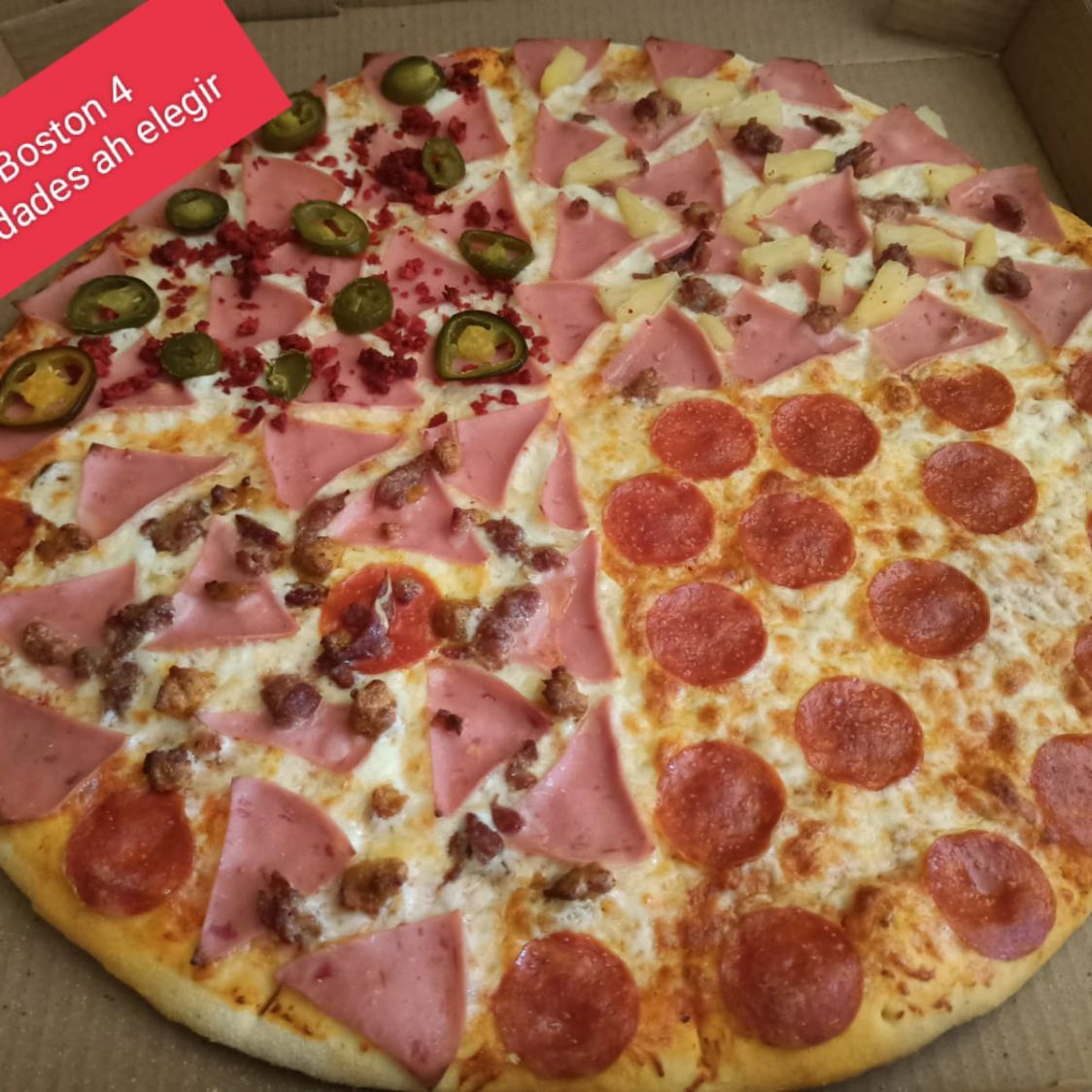 Pizza M Boston 12"(8rebanadas