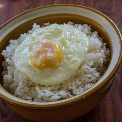 Huevos revueltos con Arroz