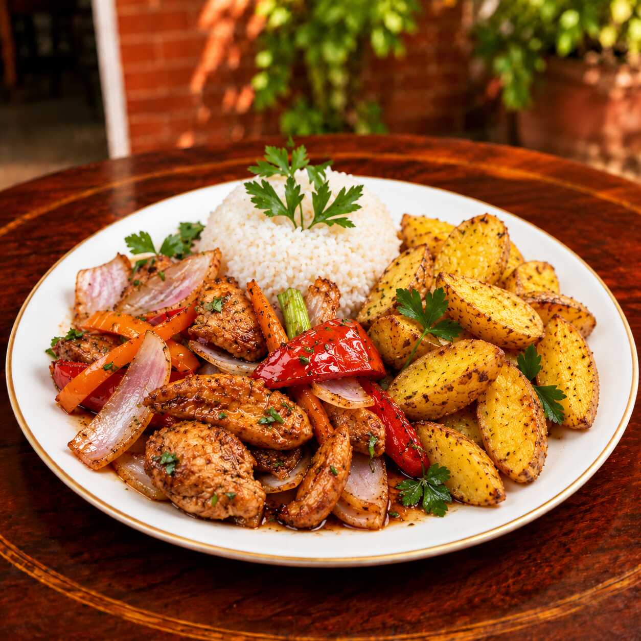 Pollo Saltado