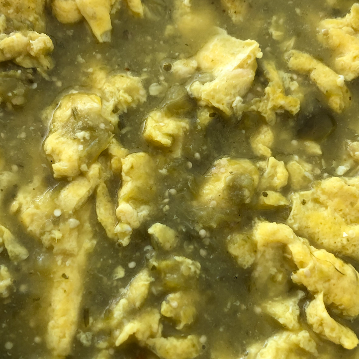 Taco de Huevo en Salsa Verde