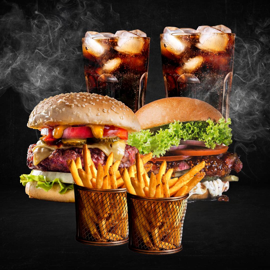 Combo Super 2Doble + 2Papas + 2CocaCola