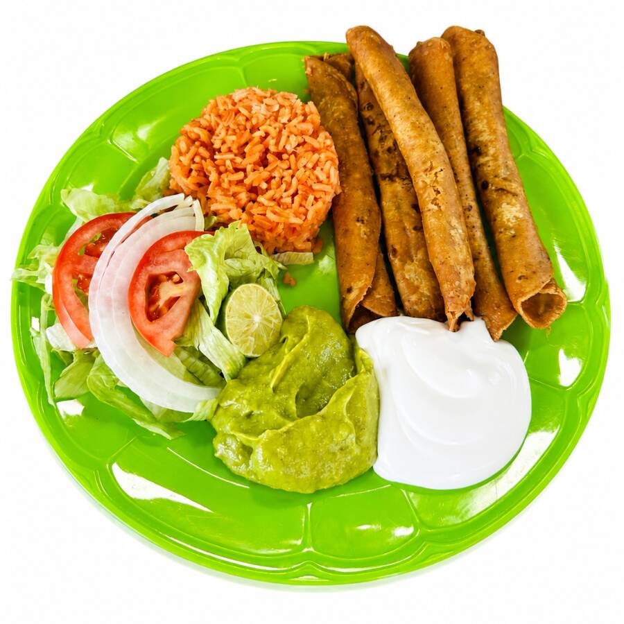 FLAUTAS DE POLLO