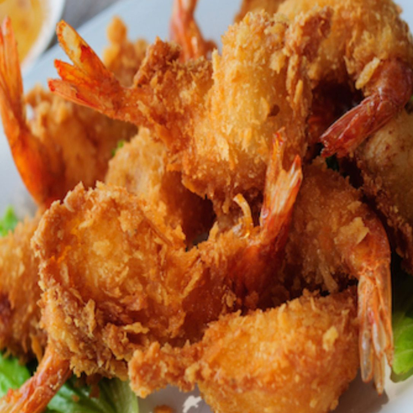 Camarones empanizados