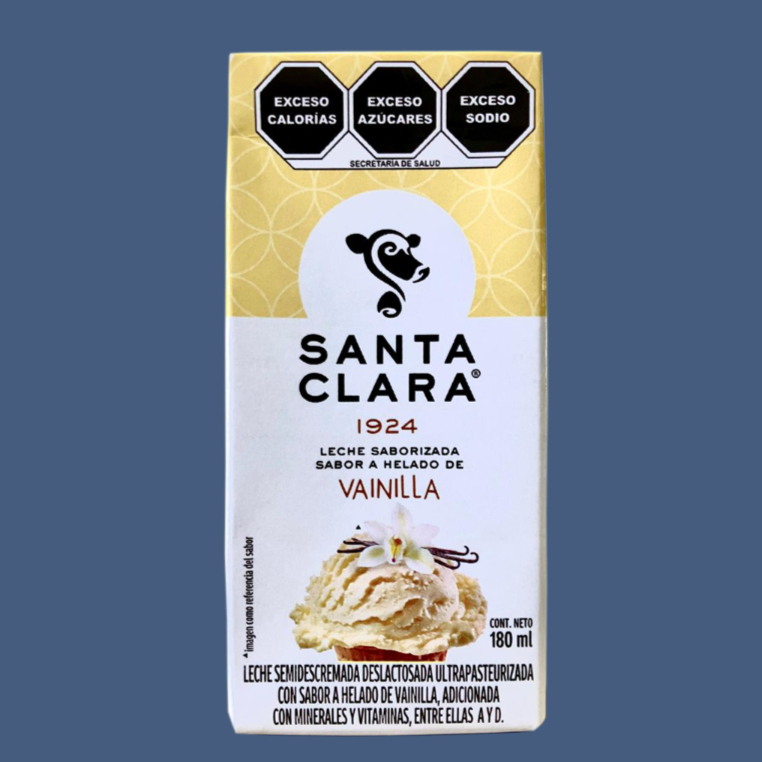 Leche Sabor Vainilla Santa Clara 180 Ml.