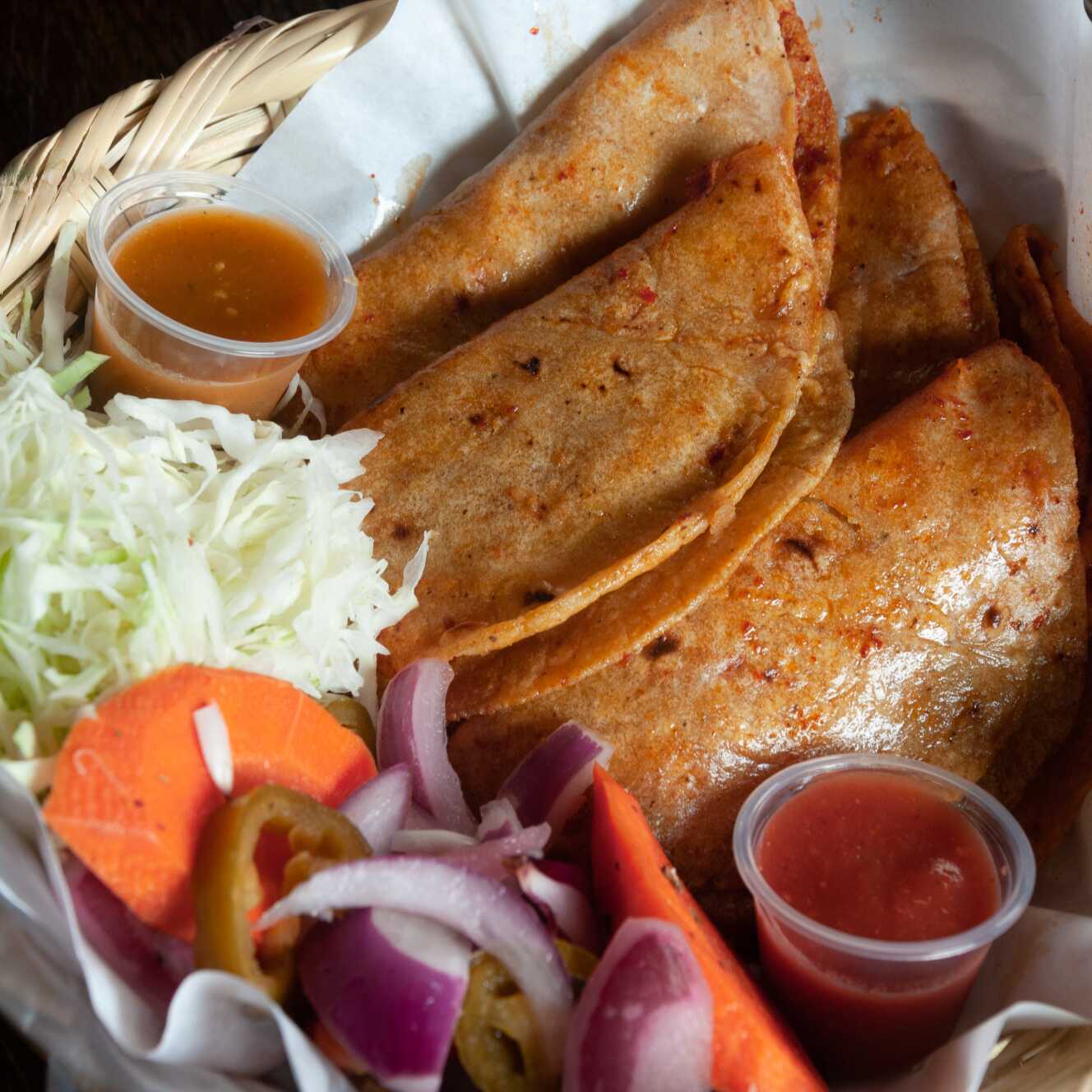 Orden CHICA Tacos de Canasta