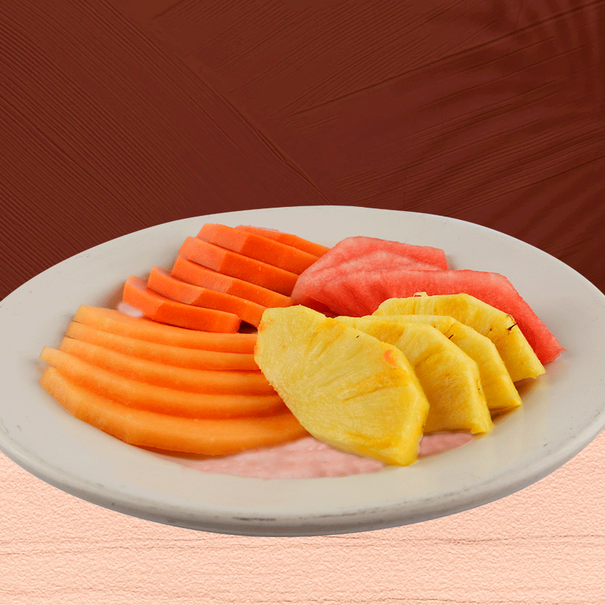 Plato De Frutas con Yogurt Fresa C