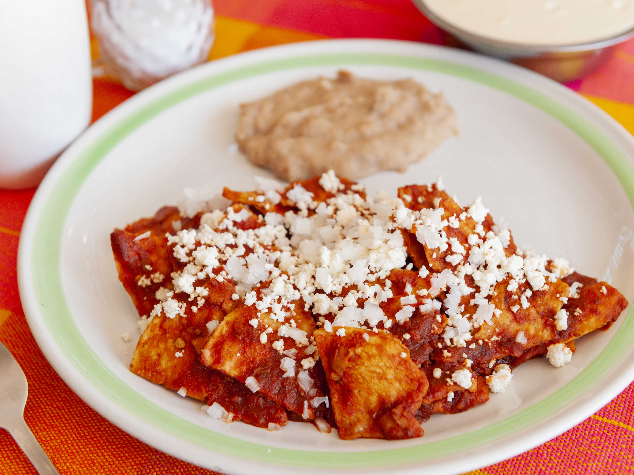 Chilaquiles rojos