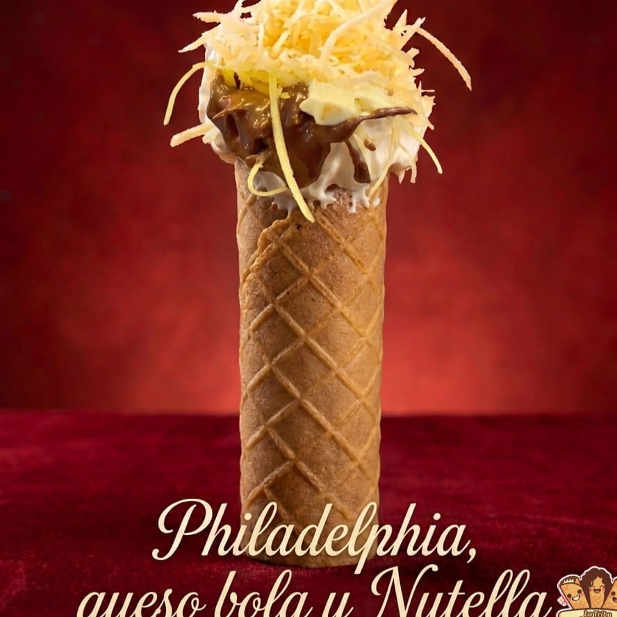 Marquesita Queso de Bola, Philadelphia y NUTELLA