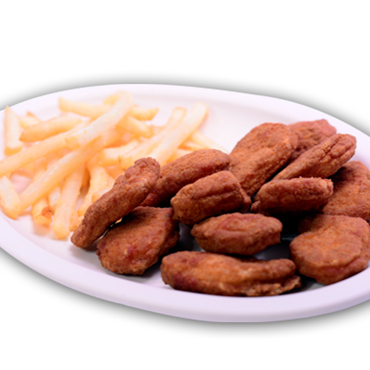 Nugguets de Pollo Con Papas