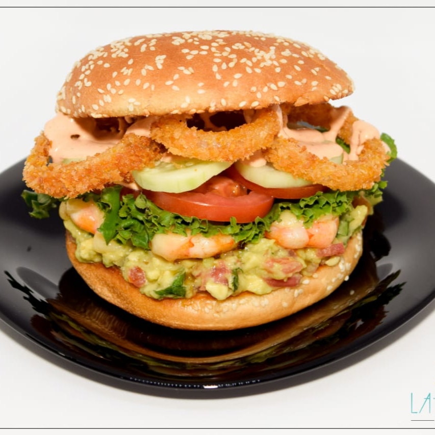 Hamburguesa de camarón