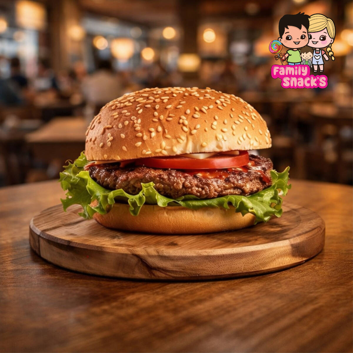 HAMBURGUESA SENCILLA