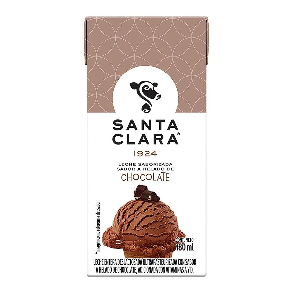Leche Santa Clara Sabor Chocolate