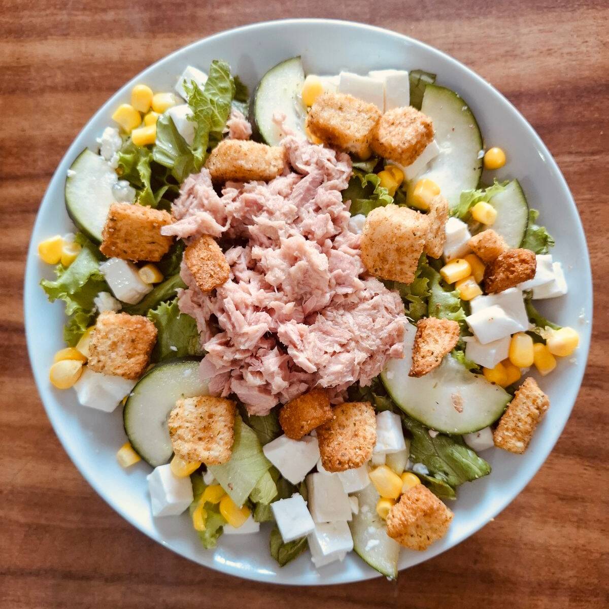 Ensalada Elote con Atún